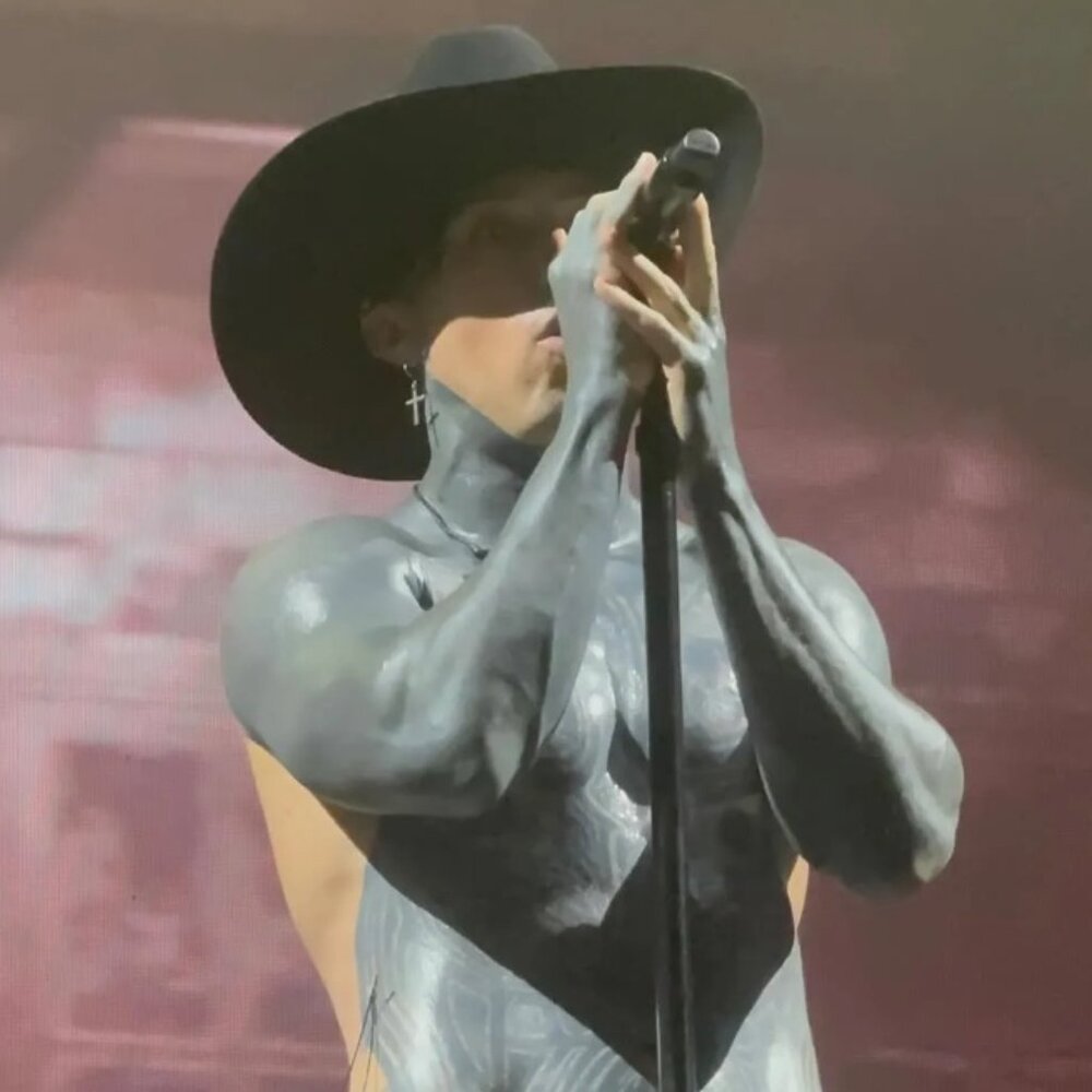 Falling‎ In Reverse Cowboy Hat Ronnie Radke All My Life Tour Merch Black